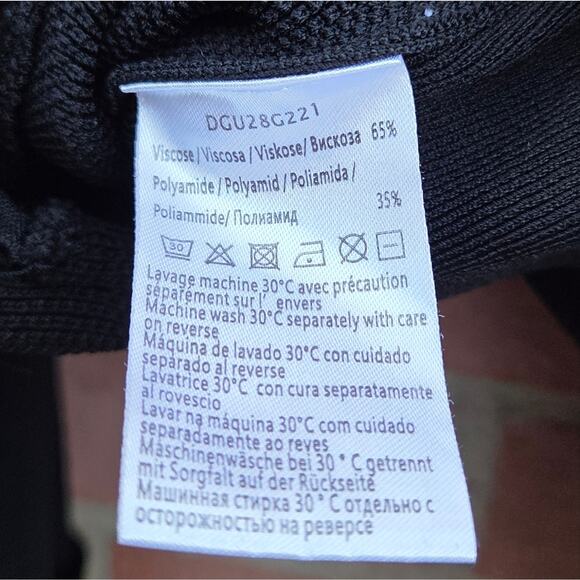 Gerard Darel black knit open front cardigan basics staple Minimalist - Picture 6 of 6